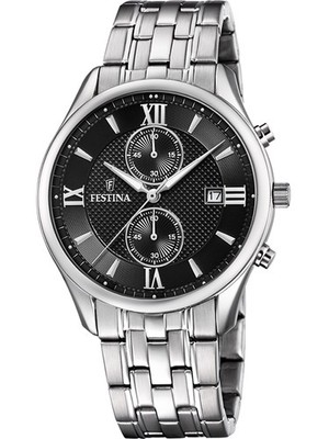 Festina F6854/8 Timeless Chronograph Herrenuhr 42mm 3ATM