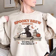 Spooky Season Halloween Cat Sweatshirt