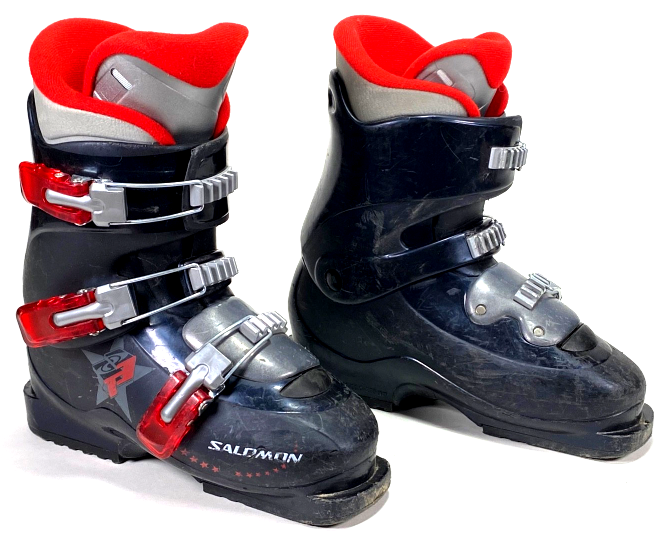 Scarponi da sci uomo Salomon Performa T3 276 mm 23 23 5 nero rosso blu scuro