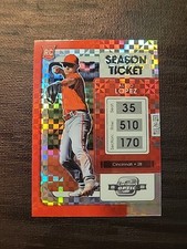 2022 Chronicles Optic Contenders Alejo Lopez Season Ticket PINK PULSAR RC D19