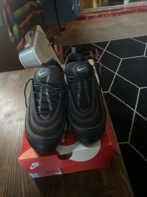 Nike Air Max 97 Men's Athletic Sneakers Black/White, Size 13 US