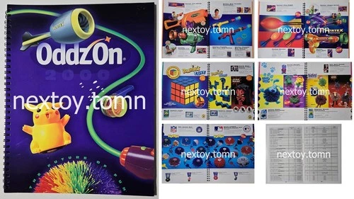 OddzOn 2000 CATALOG Vortex-Koosh Balls-Rubik's-Micro Jammers-Stretch-Pokemon-WWF