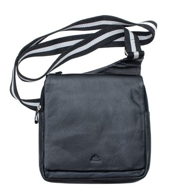 Rowallan Damen kleine schwarze Leder Umhängetasche mit Organizer Sale Neu