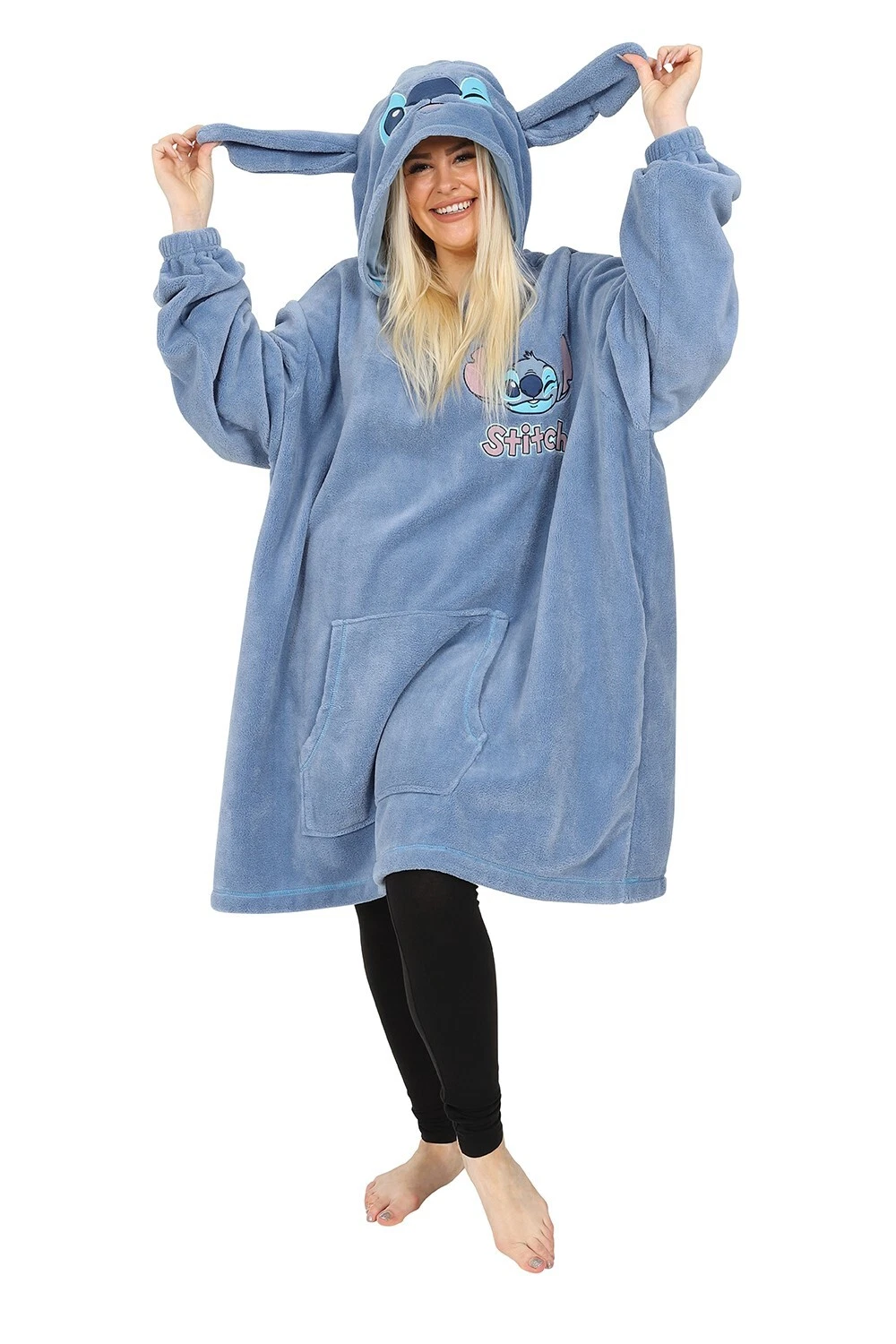 Womens Lilo and Stitch Oversized Hoodie Blanket