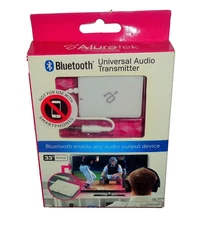Aluratek ABT01F Bluetooth 3.0 Audio Transmitter, Bluetooth Up to 33'  White