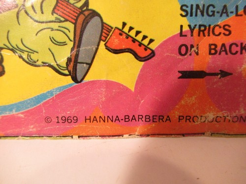Vintage 1969 Hana Barbera Kellogg's Banana Splits TV Show 45 RPM Record - Picture 2 of 7