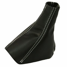 Black Wwhite Stitch Real Leather Manual Shift Boot For 83-85 Toyota Celica Black Wwhite Stitch Real Leather Manual Shift Boot For 83-85 Toyota Celica
