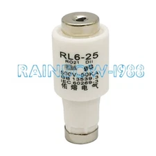 20PC/BOX R021 RL6-25 Ceramic Fuse RO21 2A 500V DII Screw-in Fuse