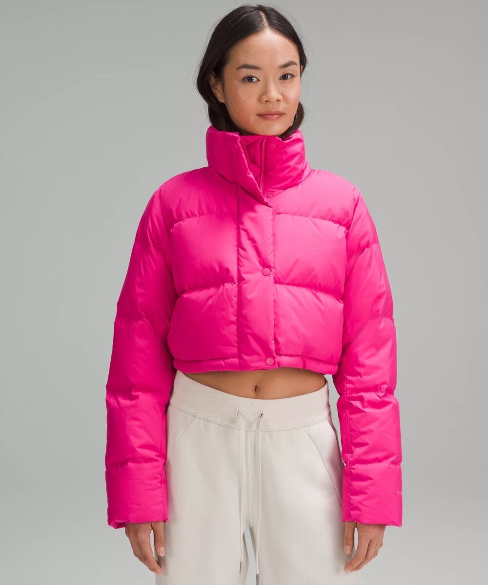 Lululemon Wunder Puff Super-Cropped Jacket Pink Size 4 New Lululemon Wunder Puff Super-Cropped Jacket Pink Size 4 New
