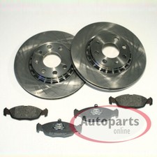 Bremsscheiben belüftet Ø 236 mm + Beläge vorne für Opel Coras A GSi