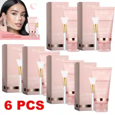 1-6Pack Collagen Overnight Wrapping Peel Off Facial Mask Renewal Night Skin Care