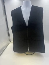 Woolrich Elite Discreet Carry Tactical Vest Medium Cotton Ripstop Black 44424