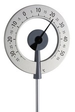 TFA 12.2055 Lollipop Gartenthermometer XXL analog wetterfest Thermometer Garten