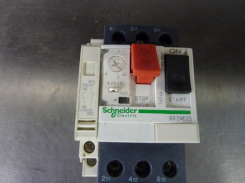 Disyuntor de arranque de motor SCHNEIDER GV2ME05 0,63-1A con GVAN11 (30360) - Imagen 3 de 10