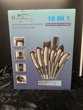 Brightup 18 In 1 Rechargeable Hair Clippers Beard Trimming Grooming Kit.   NEW