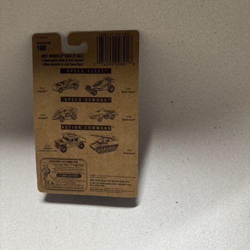 1992 Hot Wheels New Model Hummer #188 - Picture 2 of 2