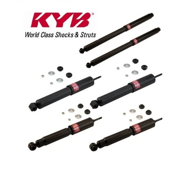 Juego completo de 6 amortiguadores delanteros traseros KYB configuración cuádruple para Ford Bronco 1984-1996 Foto 2 de 4