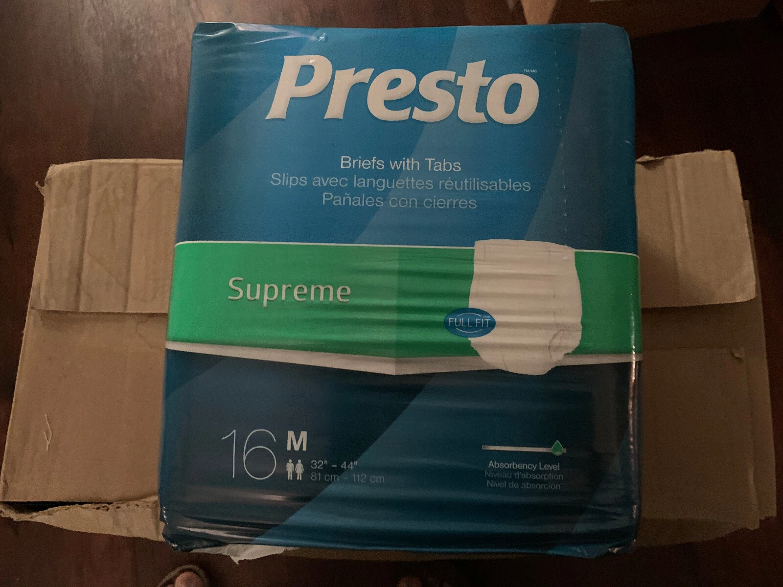 Slip Presto avec onglets Supreme taille réelle M 33