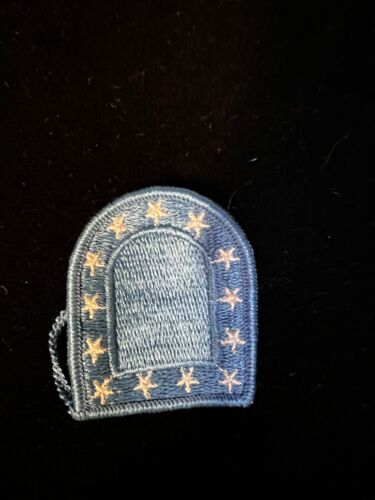 Embroidered Sew On Patch US Army Standard Blue with 13 Stars