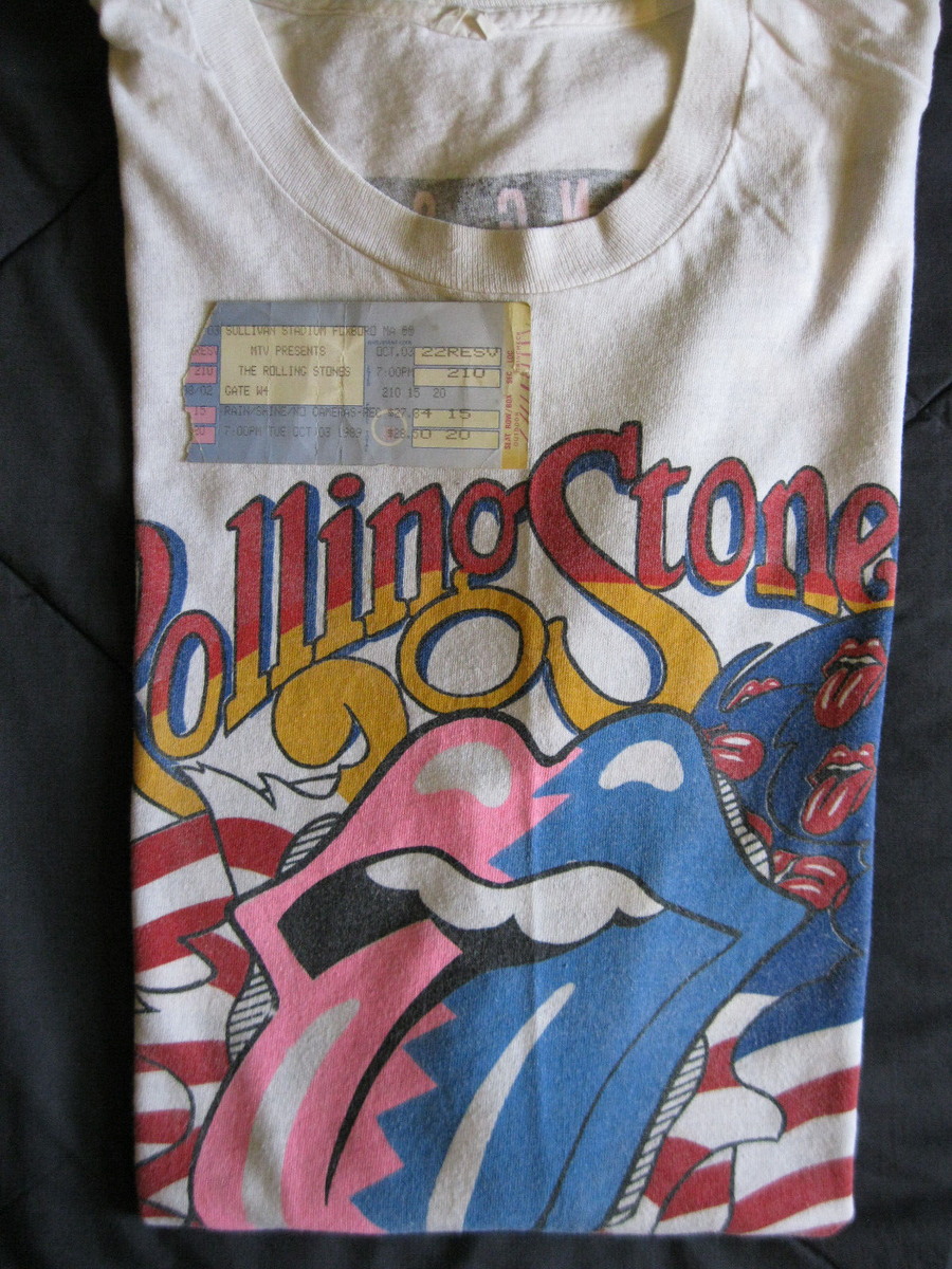 Vintage 1989 Rolling Stones Steel Wheels Tour Concert Stub, T