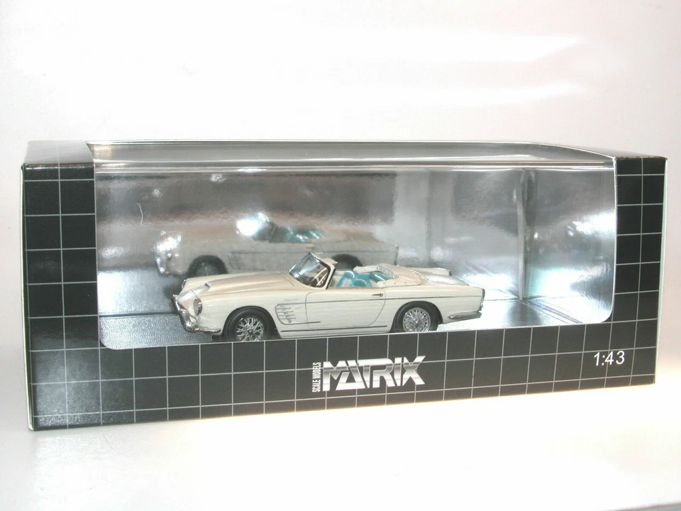 MASERATI 3500 GT SPYDER DI FRUA #AM101.268 BIANCA 1957 MATRIX MX51311-021 1/43 - Immagine 3 di 3