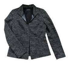 Lafayette 148 New York Blazer Jacket Women 6 Black White