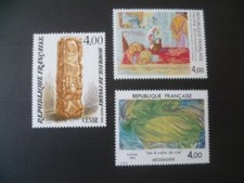 TIMBRE FRANCE  N° 2299 / 2301  SERIE ARTISTIQUE 1984    NEUF **