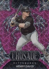HENRY DAVIS /17 CHRONICLES CRUSADE PINK VELOCITY REFRACTOR RC PIRATES #2 2023
