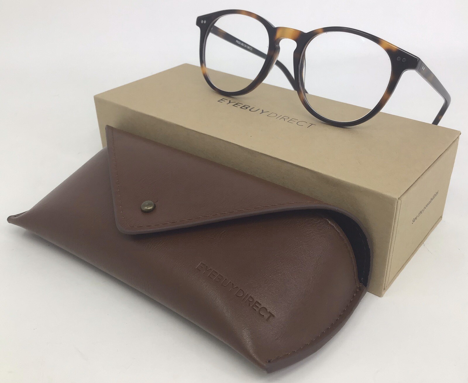 Eyebuydirect Prism 4819138 C11 Tortoise Acetate Eyeglasses FRAMES