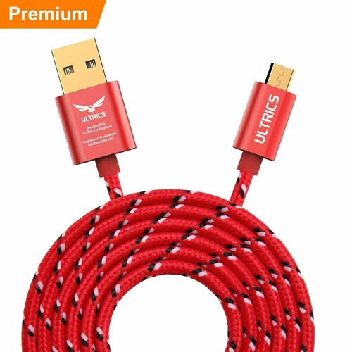 Braided Micro USB Charger Cable Fast Charging Data Sync Lead for Samsung Android - Picture 5 of 22