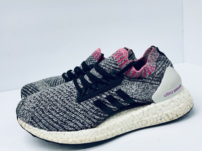 Adidas Ultra Boost X Shock-Pink Breast Cancer Ribbon Knit Shoes Size  BB6524