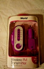 New iWorld Wireless FM Transmitter iPod, iPhone  MP3 Compatible, Mother's Day