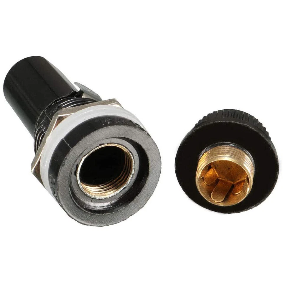 Portafusibles de tubo de vidrio con tapa de tornillo montado en panel eléctrico de 6x30 mm 10 un. Foto 4 de 4