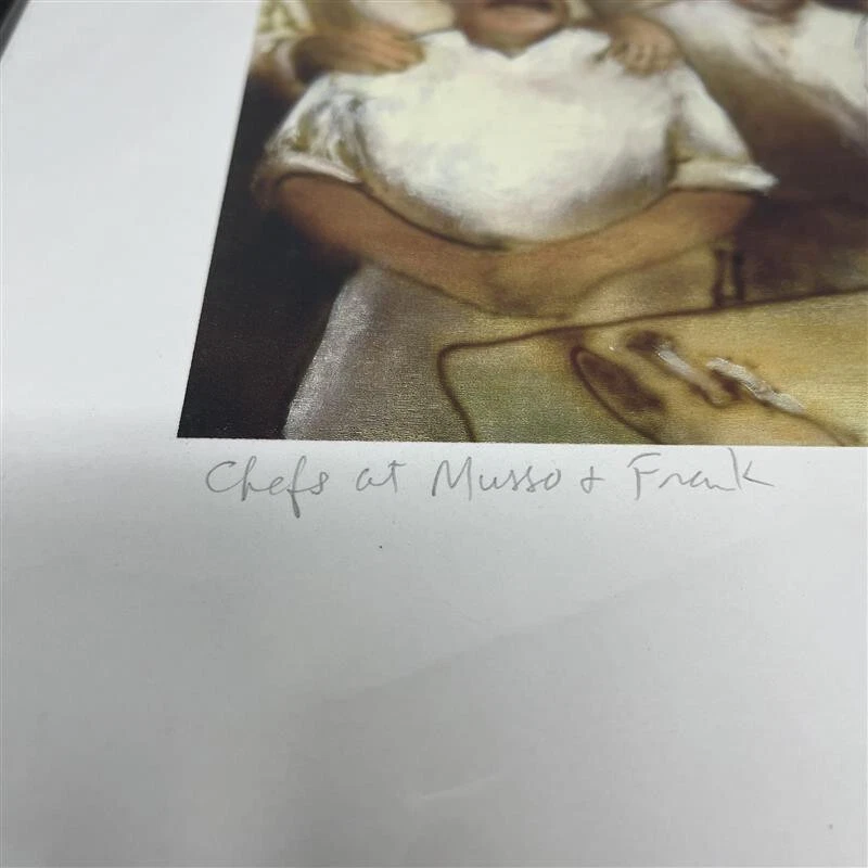 Impresión Robert Weil "Chefs at Musso + Frank" (Firmado) Foto 3 de 4