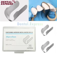 30Pcs Dental Anterior Twin Matrices Cervical Matrix Bands Similar TOR VM 1.533