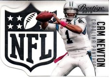 2015 Prestige NFL Shield #5 Cam Newton Panthers