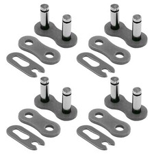 Caltric 428 Chain Master Link For Motorcycle Bike ATV Connecting Link Gray