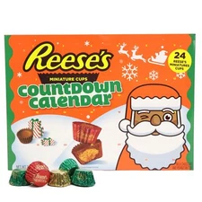 Reese's Peanut Butter Cup Advent Calendar 2024 with 24 Mini Chocolates