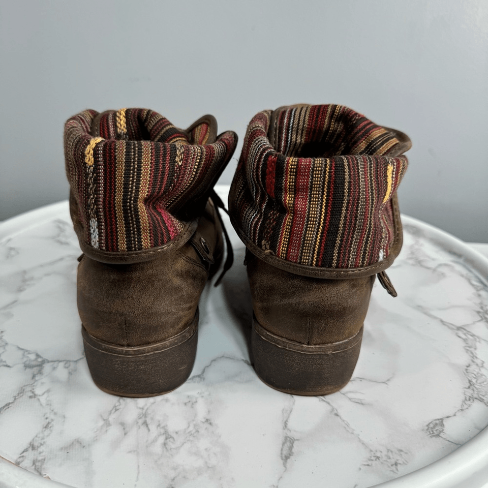 Rocket Dog Women’s Boots sz 8 Lace Up Foldover H774 eBay