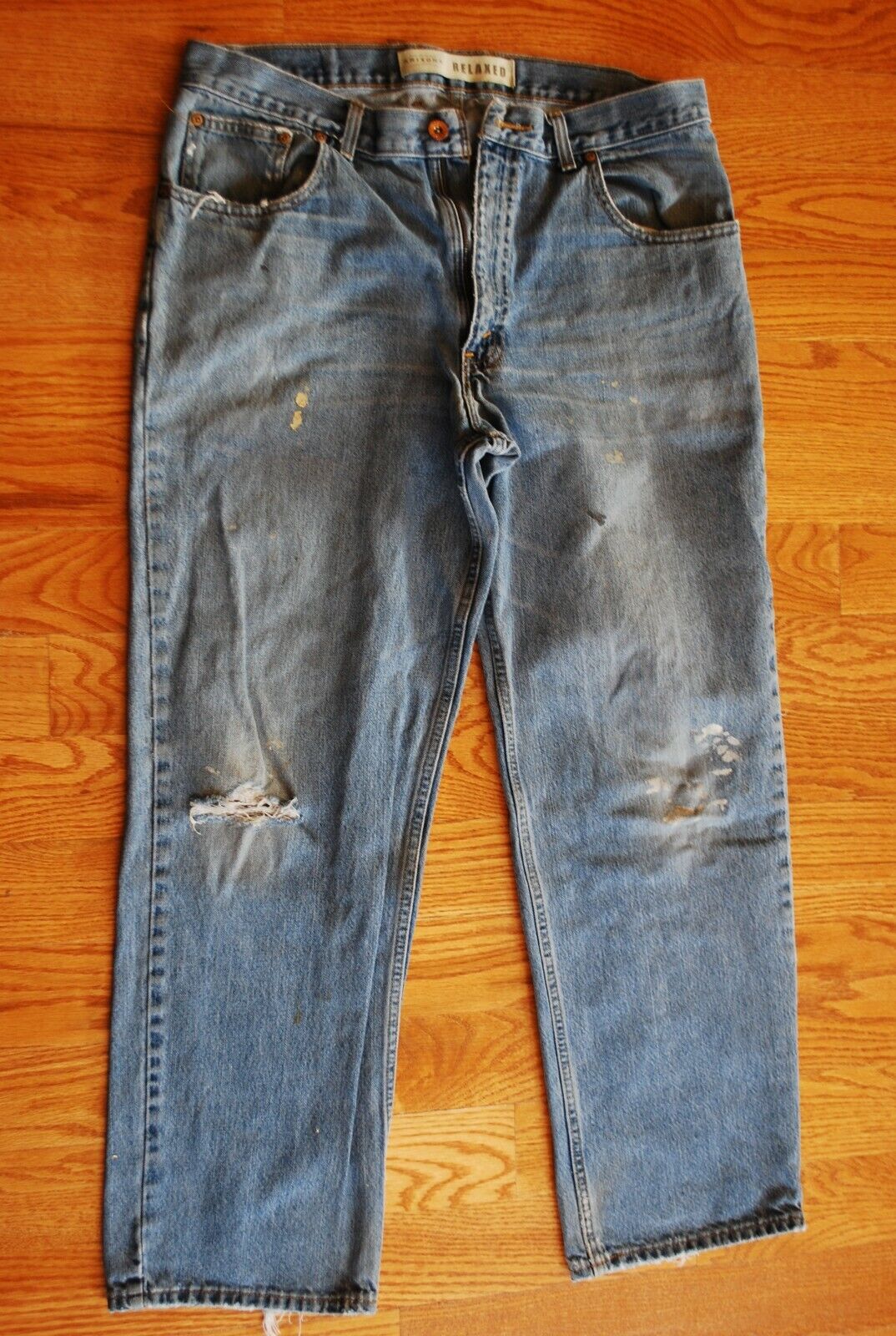 MEN'S JEANS 36x31 VERY Distressed - image 1