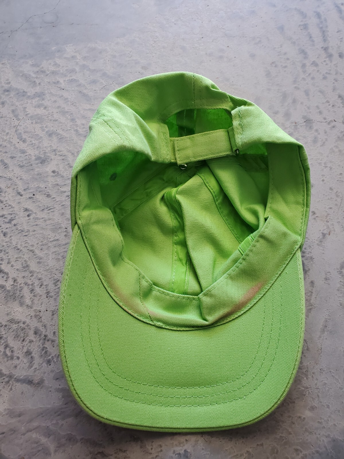 Solid Blank Light Green Adjustable Hat Cap 918 - image 2