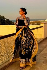 NEW Zimmermann Illustration Otto Gown In Viscose-Silk Size AU0