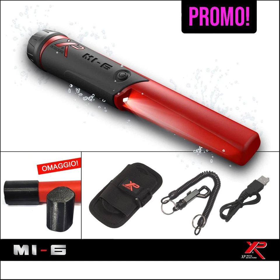 XP METAL DETECTORS PINPOINTER MI-6 XPLORER XP DEUS CERCAMETALLI PINPOINT METAL DETECTOR PUNTALE