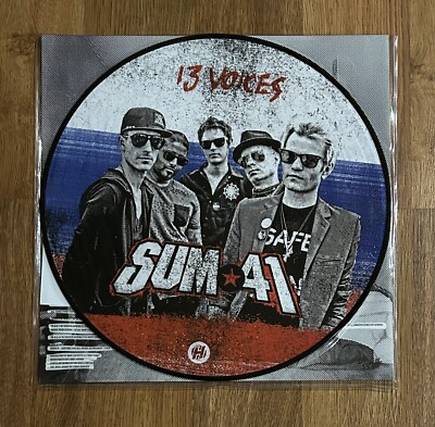 Sum 41  13 Voices vinyl picture disc record Sealed Rare /250  New