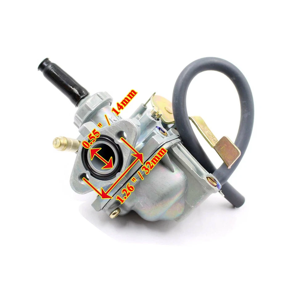 Carburetor PZ14 for Honda XR50R CRF50F Z50 Z50A Z50R Carb - Изображение 4 из 4