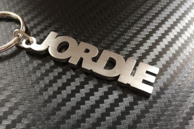 JORDIE Nickname Name Personalised Keyring Keychain Key Fob Bespoke Gift