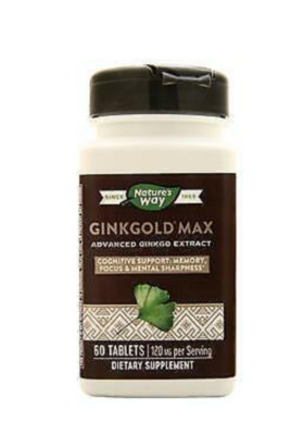 Ginkgold Max 120 mg Nature's Way - 60 Tablets
