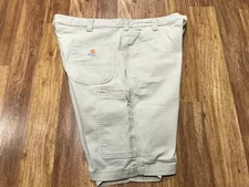 MENS 40 -  Carhartt 102514 Rugged Flex Relaxed Fit Canvas Work Shorts 10 Inch