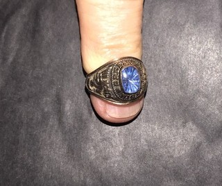 Vintage 10k Gold 1978 Greenwood High School Class Ring 7.3 Grams SZ 6.5