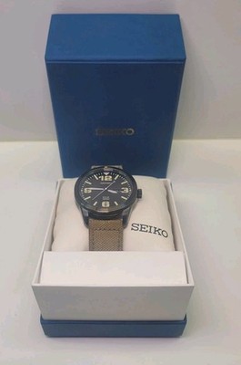 SEIKO Solar V158-0AR0 Military 100m Quartz Black Dial Mens From